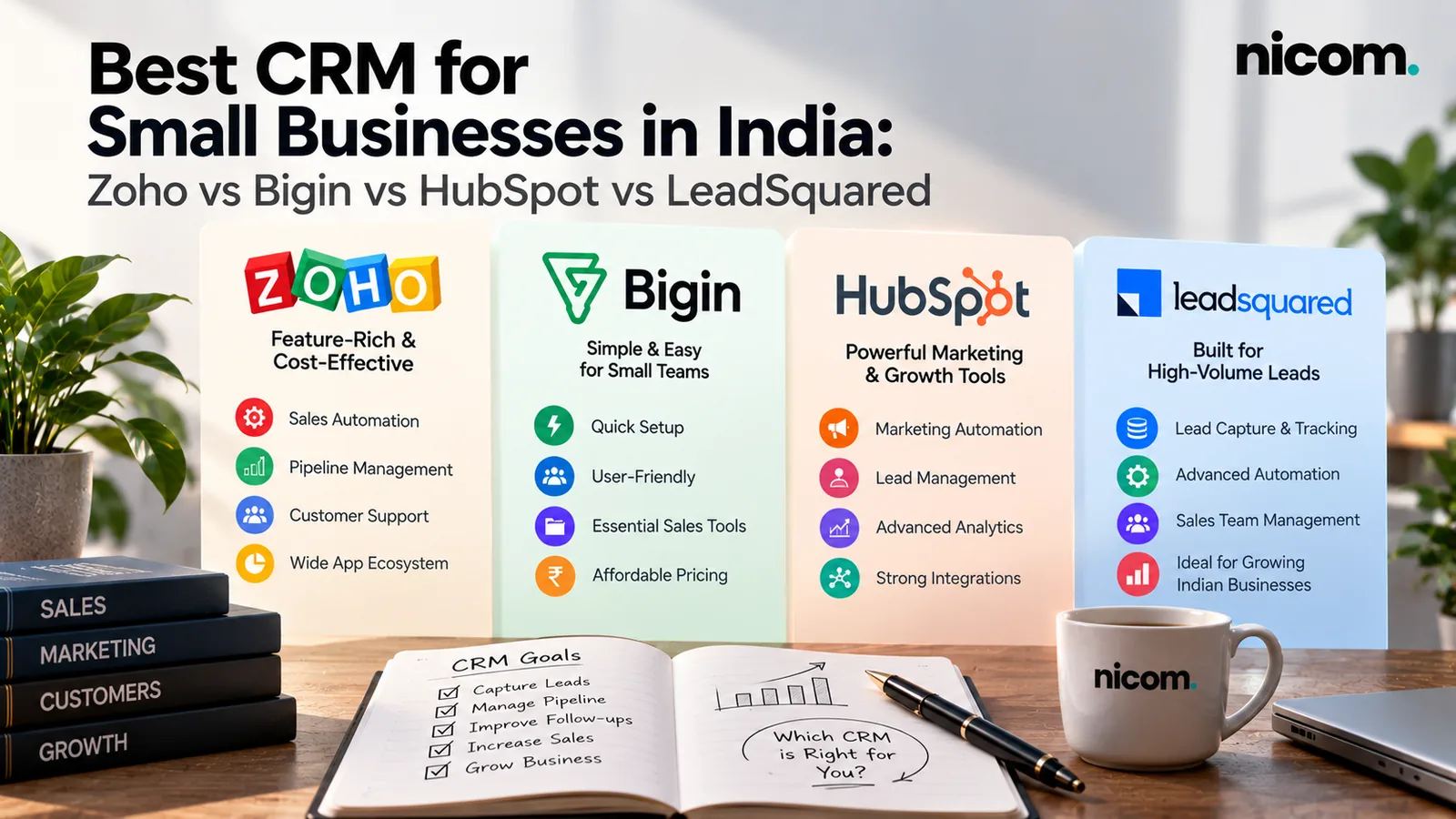 Best CRM for small businesses in India compared